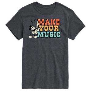 Men's - Disney - Make Your Music Short Sleeve Graphic T-Shirt - 1 of 4