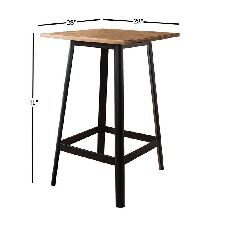 28&#34; Jacotte Accent Table Natural and Black - Acme Furniture, 5 of 8