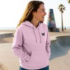Dalix Womens Butterfly Midweight Hooded Sweatshirt - 4 of 4