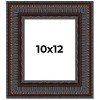 PosterPalooza | Photo Size 3.5" Wide Ornate Brown Frame - UV Acrylic, Foam Board Backing, Hanging Hardware - 2 of 4