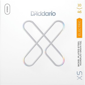 D'Addario XS Nickel Coated Electric Guitar Strings - 3 Pack - 1 of 1