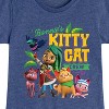 Girls' - Santiago of The Seas - Bonnie Bones Pirate Kitty Cat Crew Fitted Short Sleeve Graphic T-Shirt - 2 of 4