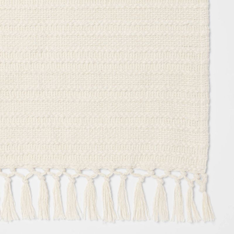 Solid Throw Blanket Ivory - Threshold&#8482;, 5 of 6