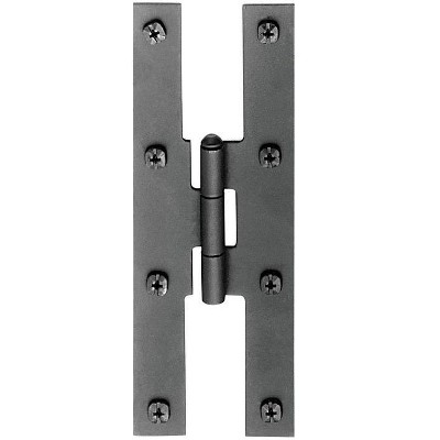 Acorn AH7BQ Flush H Hinge, 7", Black