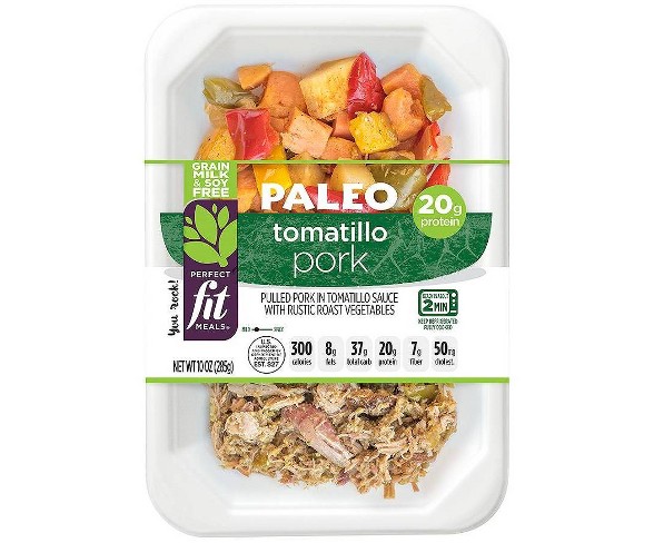 Perfect Fit Meals Paleo Tomatillo Pork - 10oz