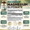 Magnesium (Glycinate) Magnesium Supplement for Heart Health, Nerve, Muscle, Bone & Sleep Support, 100% Chelated - 60 Tablets By Nature's Nutrition - 2 of 4