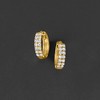 Ross-Simons 0.33 ct. t.w. Diamond Huggie Hoop Earrings in 14kt Yellow Gold - 4 of 4