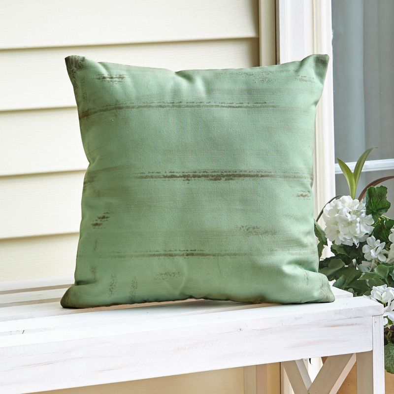 The Lakeside Collection Floral Accent Sentiment Pillow with Garden Fence Aesthetic, 4 of 8