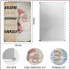 Lomsoe Funny Bathroom Christmas Sign Vintage Santa Cute Christmas Decor Christmas Gifts Vintage Metal Sign 8×12 Inches - 2 of 4