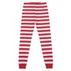Ninja Skills Youth Boy's Red & White Striped Short Sleeve Shirt & Sleep Pants Set - 4 of 4