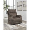 Signature Design by Ashley Crestmeade Power Lift Recliner Chair with Heat, Massage, USB Charging - Faux Leather Electric Lift Chair - 2 of 4