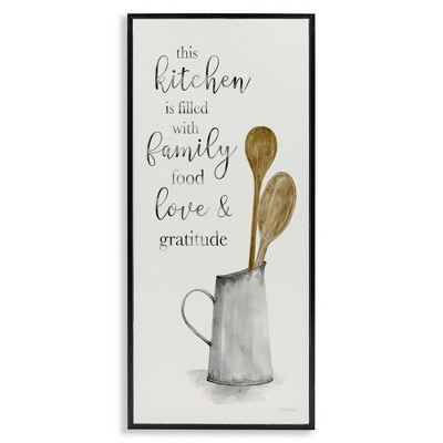Stupell Industries This Kitchen Family Phrase, 13" x 30"