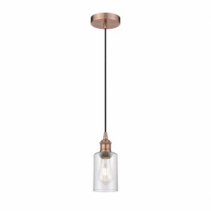 Clymer - 1 Light Cord Hung Mini Pendant In Modern Style-9.63 Inches Tall and 3.88 Inches Wide - 1 of 1