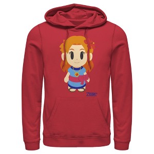 Men's Nintendo Legend of Zelda Link's Awakening Marin Avatar Pull Over Hoodie - 1 of 3