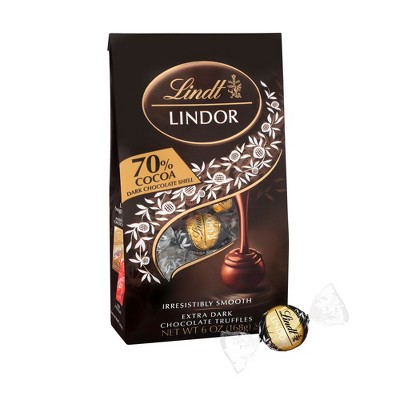 Lindt Lindor Sea Salt Milk Chocolate Candy Truffles - 6 Oz. : Target