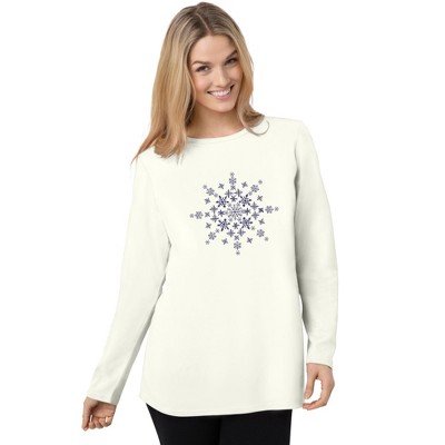 ivory winter snowflake
