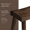 Maven Lane Vincent Wooden Rustic Aesthetic Kitchen Stool - 4 of 4