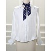 Allegra K Women's Skinny Silky Polka Dot Waistband Long Narrow Neckscarf Bag Handle Accessory 1 Pc - 2 of 4