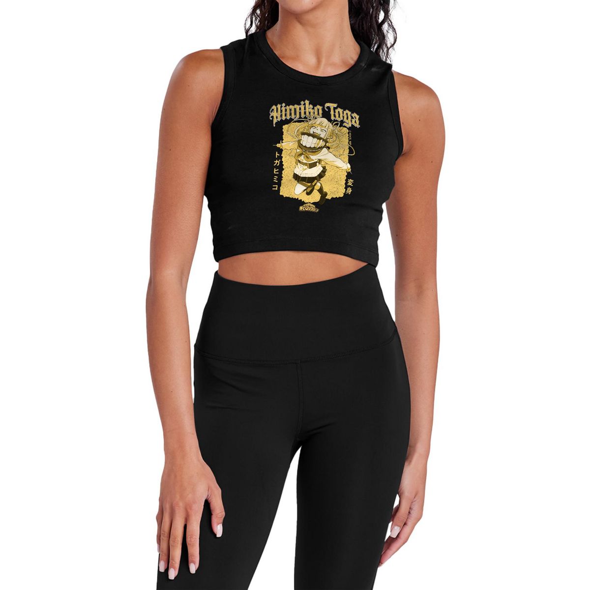Women's My Hero Academia Hard Rock Himiko Toga Sleeveless Crop Top Tank