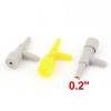 Unique Bargains Plastic Fish Tank Aquarium Air Pump Volume Flow Control Valve Yellow Gray 10 Pcs - 2 of 3