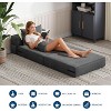 2 Pcs Folding Sofa Bed Chair - Convertible cloud couch with foldable design, functions as comfy sectional couch & bed. - 2 of 4