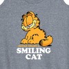 Women's - Garfield - Never Trust Smiling Cat Graphic Racerback Tank - 2 of 4