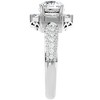 Pompeii3 1 1/2Ct Diamond & Moissanite Accent Engagement Ring in 10k Gold - 2 of 4