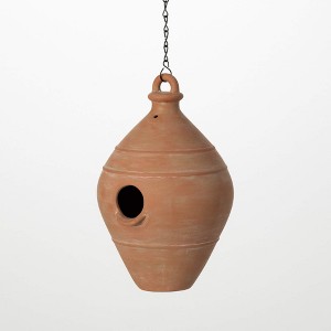 Sullivans 10.5" Honey Pot Terracotta Birdhouse - 1 of 4
