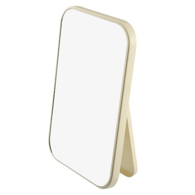 Unique Bargains Foldable Makeup Mirror Dressing Desk Bedroom Travel Portable Mirror for Girl Women