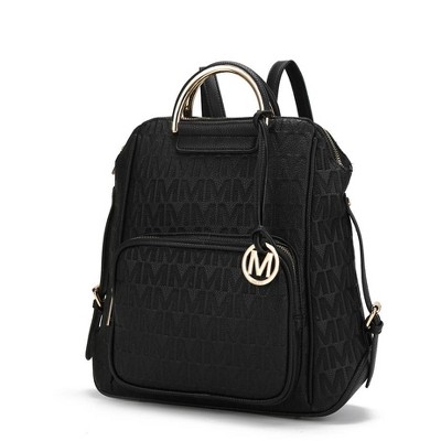 MKF Collection Torra Milan “M” Signature Trendy Spacious Backpack by Mia K