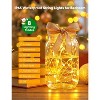 FAAYFIAN 12-Pack 7 ft 20-LED Battery-Operated Silver Wire Fairy Lights, Waterproof Mini Christmas Lights for Crafts and Centerpieces - 4 of 4