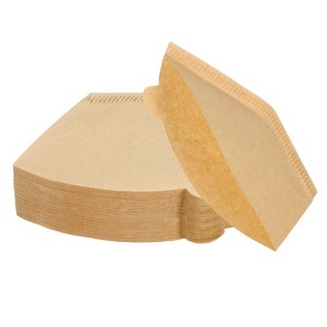 Unique Bargains Cafe Home Pour-Over Brewing Cone Coffee Filters 200 Pcs - 1 of 4