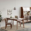 NicBex Modern Extendable Rectangle Dining Table for 4 Seaters,Kitchen Table with Brown/White Tabletop for Kitchen,Oak/White - 4 of 4