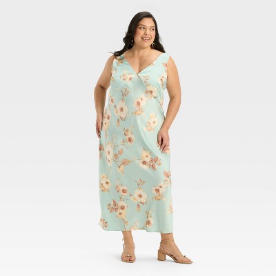 Women's Satin Slip Maxi Dress - A New Day™