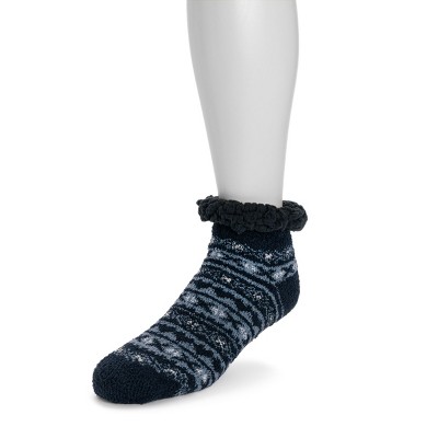 MUK LUKS Men's Refined Cozy Shortie Cabin Socks
