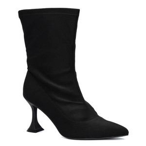 Fashion To Figure Women's Kia Heeled Boot - Wide Width - 1 of 4