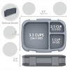 LunaLulinlk Leak Proof Lunch Box - Charcoal Grey - 4 of 4