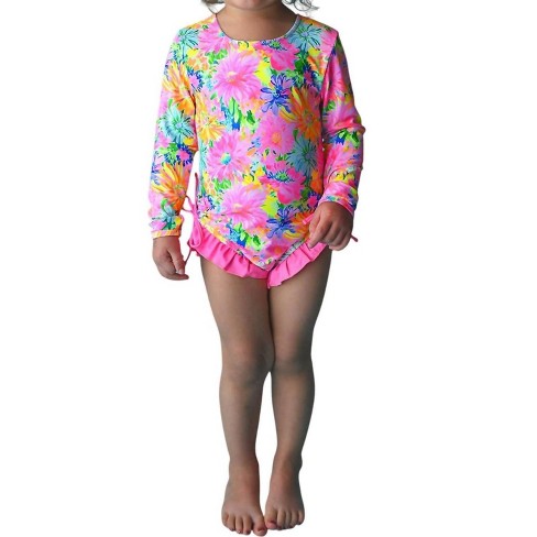 Women's Kimberly Floral Rashguard Swimsuit - Gigi and Max - image 1 of 4