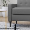 Merrick Lane Darcy Recliner Chair Mid-Century Modern Tufted Upholstery Ergonomic Push Back Living Room Recliner - 4 of 4