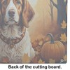 NEW Brittany Spaniel Fall Glass Cutting Board Decorative Tempered Glass Kitchen Cutting and Serving Board Large Size Chopping Board - 4 of 4