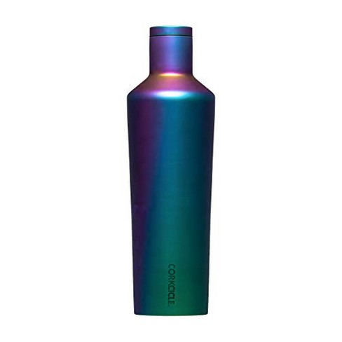 Corkcicle Insulated Canteen Travel Water Bottle, Triple Insulated Stainless  Steel, Easy Grip Flat Sides and Screw-on Cap, Keeps Beverages Cold for 25