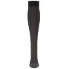Memoi Herringbone Cotton Blend Knee High Sock Black-Gray 9-11 - 2 of 4
