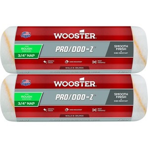 Wooster Genuine 9" Pro/Doo-Z 3/4" Nap Roller Cover 2-Pack, RR644-9-2PK - 1 of 1