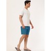 Lars Amadeus Men's Solid Color Drawstring Swimming Pool Beach Board Shorts 2 Packs - 4 of 4