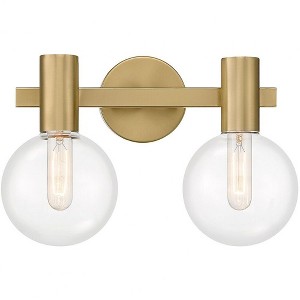 Savoy House Wright 2 - Light Vanity in  Warm Brass - 1 of 1