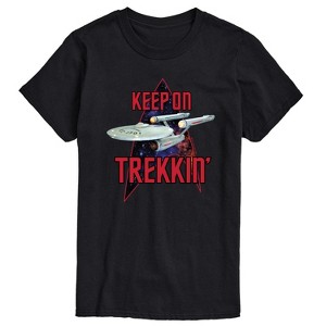 Men's - Star Trek - Keep On Trekkin -Men's Short Sleeve Graphic T-Shirt Short Sleeve Graphic T-Shirt - 1 of 4