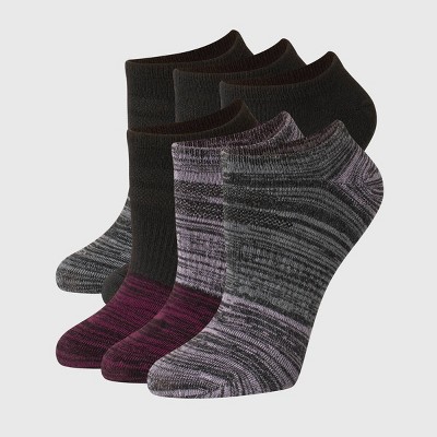 Hanes Women's Lightweight Performance 6pk No Show Socks - 5-9