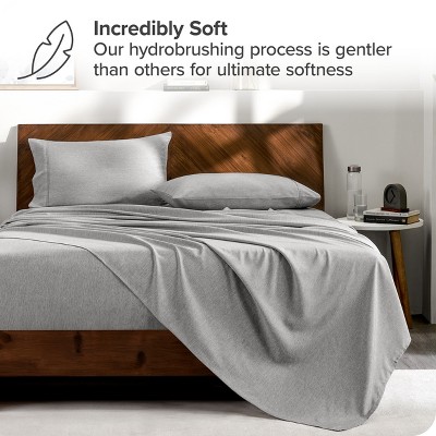 Heather Pewter Queen Down Alternative Microfiber Bed in a Bag Set