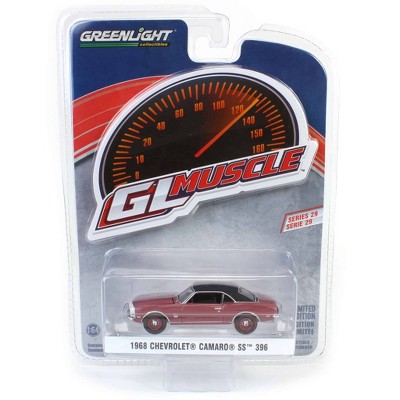 1/64 1968 Chevrolet Camaro SS 396 Maroon, GreenLight Muscle Series 29 13360-A