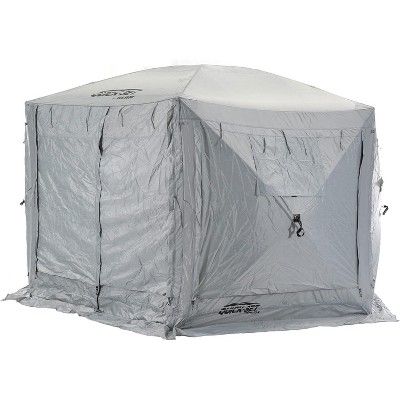 Pop-Up Screen Tent Gazebo, 10x10 Ft Camping Canopy, Featured 5 Removable Privacy Canopy, 210D Oxford Fabric for Patio, Backyard, and Lawn Use.